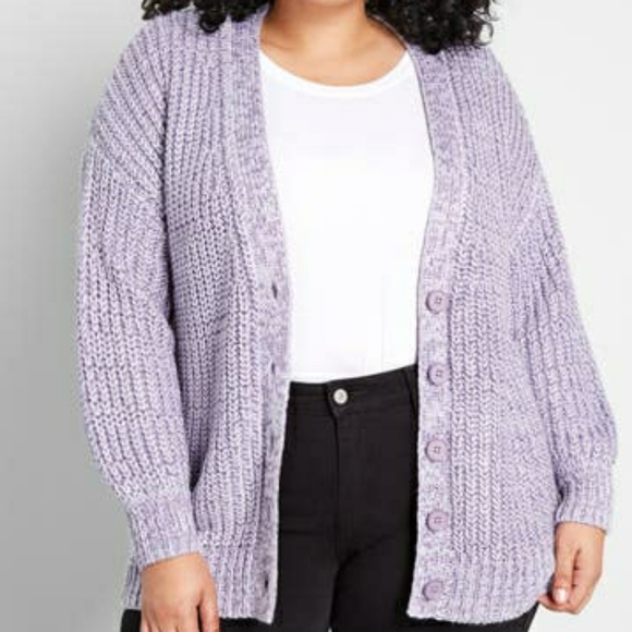 Modcloth Sweaters - Modcloth Warming Knit Cardigan Chunky Sweater NEW Womens